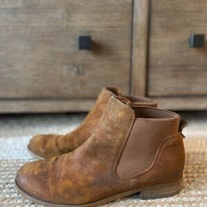 Franco Sarto Chestnut Leather Boots